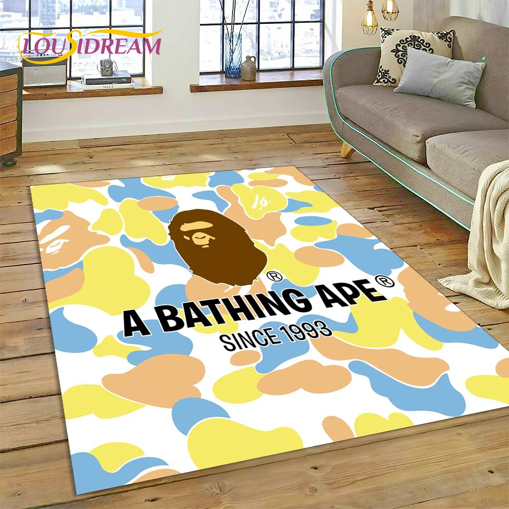 3D Baskı B-BAPE Moda Halı Halı - Commercial Printing Online incelemesi ve fiyatı