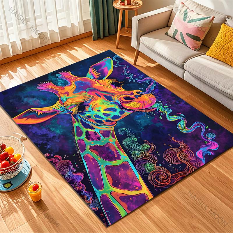 1 adet renkli sanatsal zürafa  - Commercial Printing Images incelemesi ve fiyatı