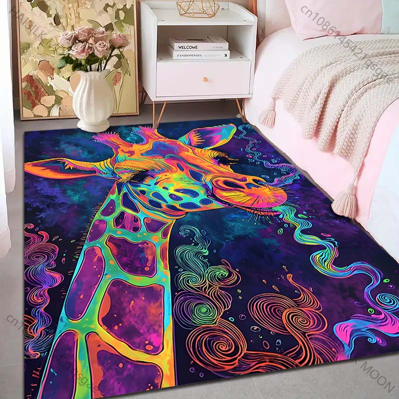 1 adet renkli sanatsal zürafa  - Commercial Printing Images incelemesi ve fiyatı
