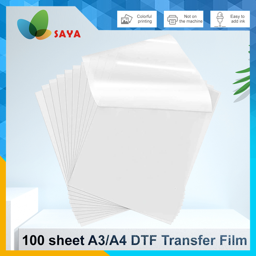 50/100 Adet DTF Film A3/A4 Çif - Heat Transfer Vinyl Roll incelemesi ve fiyatı
